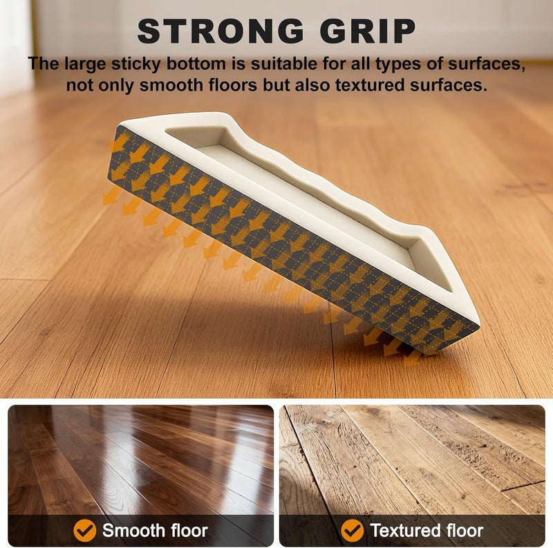 parknshop Floor Gap Fixer Tool – Nylon Plank Grabber with Mallet & Washable Pads, Quick Flooring Tools for Laminate, Vinyl & Hardwood Repair at Home - Image 5